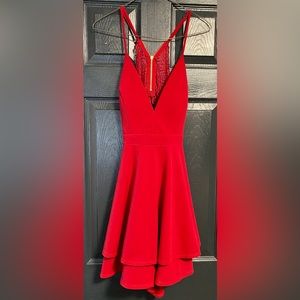 Honey & Rosie Dress -Red- Size: Medium